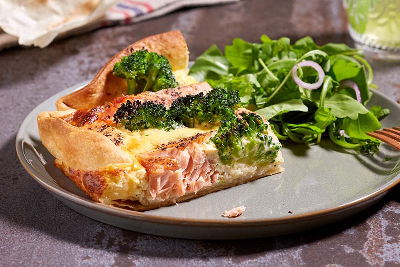 Recept Voor Quiche Met Zalm En Broccoli Bio Planet Jouw Biosupermarkt